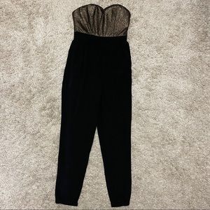 Metallic Strapless Jumpsuit (worn once)